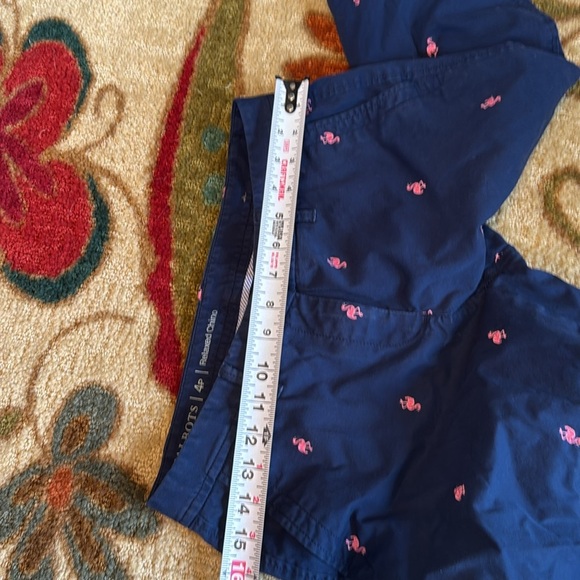 Talbots Relaxed Chino Flamingo Print Ankle Pants Casual Everyday Womans 4 - Picture 7 of 12